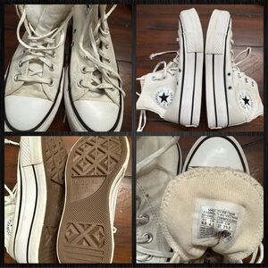 Converse All Star High-Tops in Cream